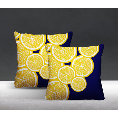 Outdoor Reversible Throw Pillow
