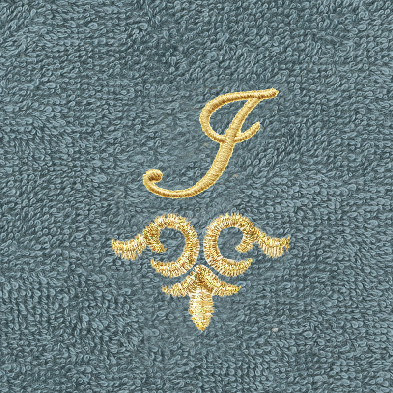 Ensemble de serviettes 100% lin Linica, Sarcelle, Paquet de 2 débarbouillettes, I