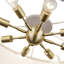 Grand lustre suspendu en laiton antique 8 lumières Aselin-122725054