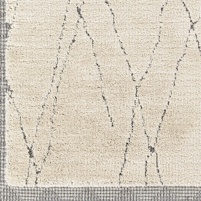 Poetica Moroccan Gray/Beige Area Rug, Runner 2'10" x 10'