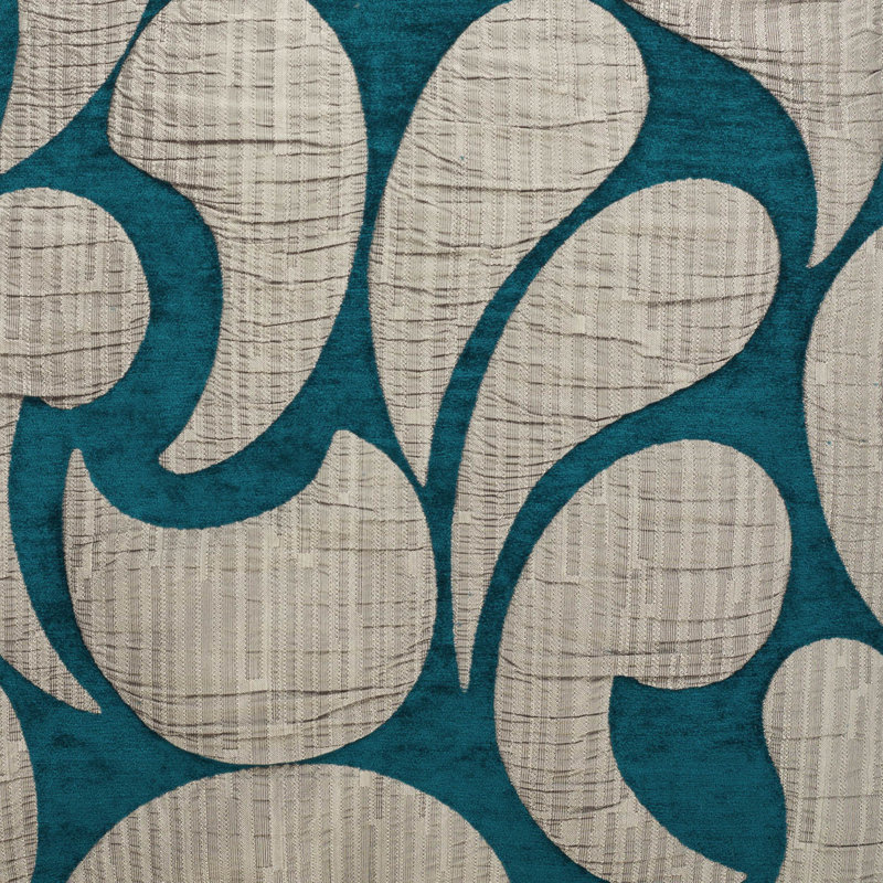 Drizzle Fabric, Peacock