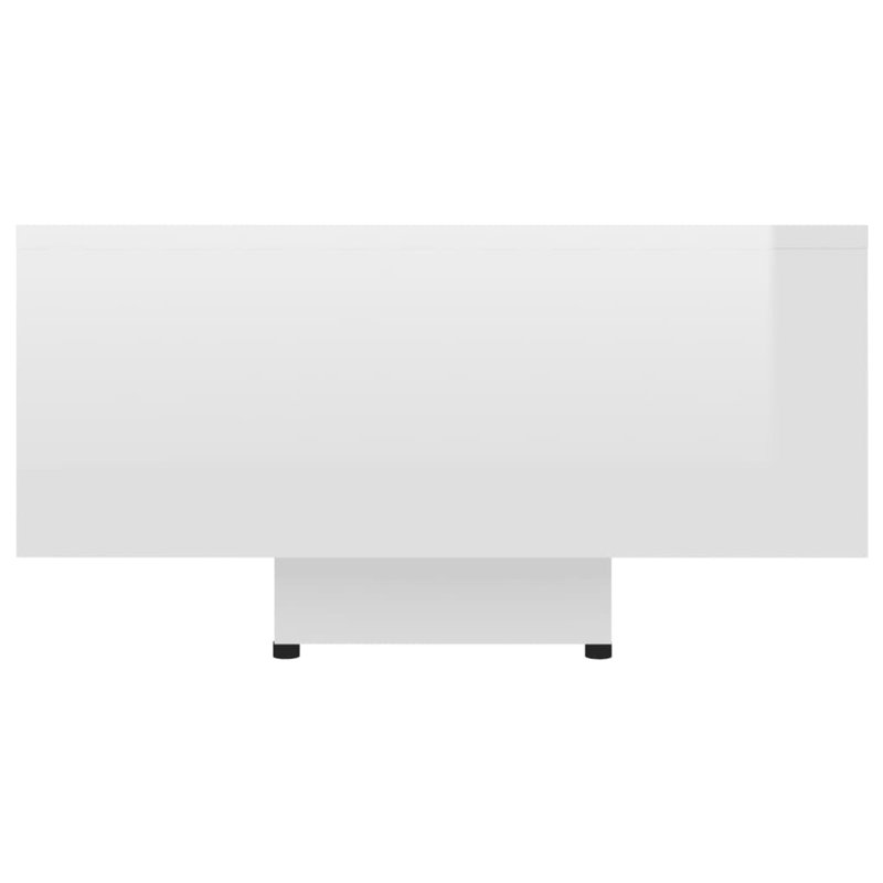 Jlea Solid Coffee Table, 31cm H x 85cm W x 55cm D, White