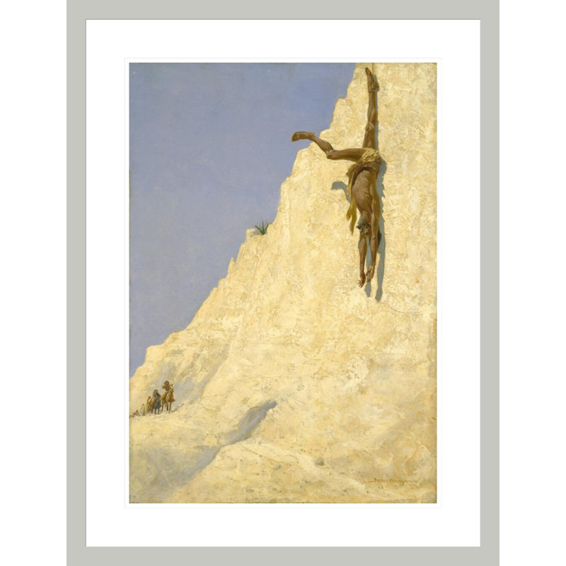 «The Transgressor» par Frederic Remington, impression giclée sur cadre, H 29,5 po x l 22,56 po