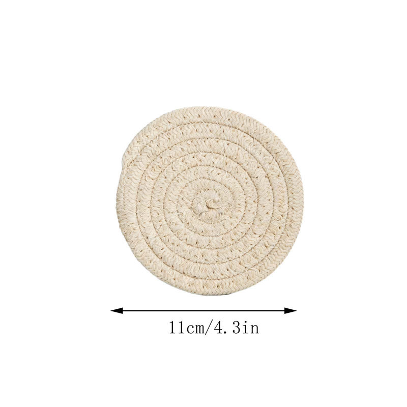 a Coaster Insulating  Yarn Woven