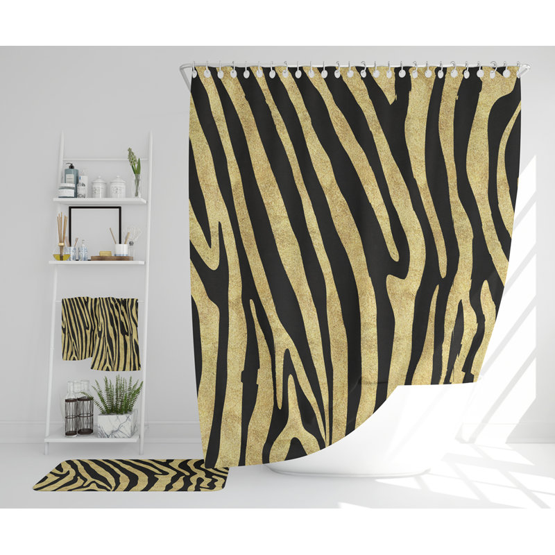Niaira Polyester Shower Curtain Set