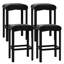 Ensemble de 4 tabourets de bar 24 po avec revêtement en similicuir épais pour îlot de cuisine-601387763-601387762-601387764