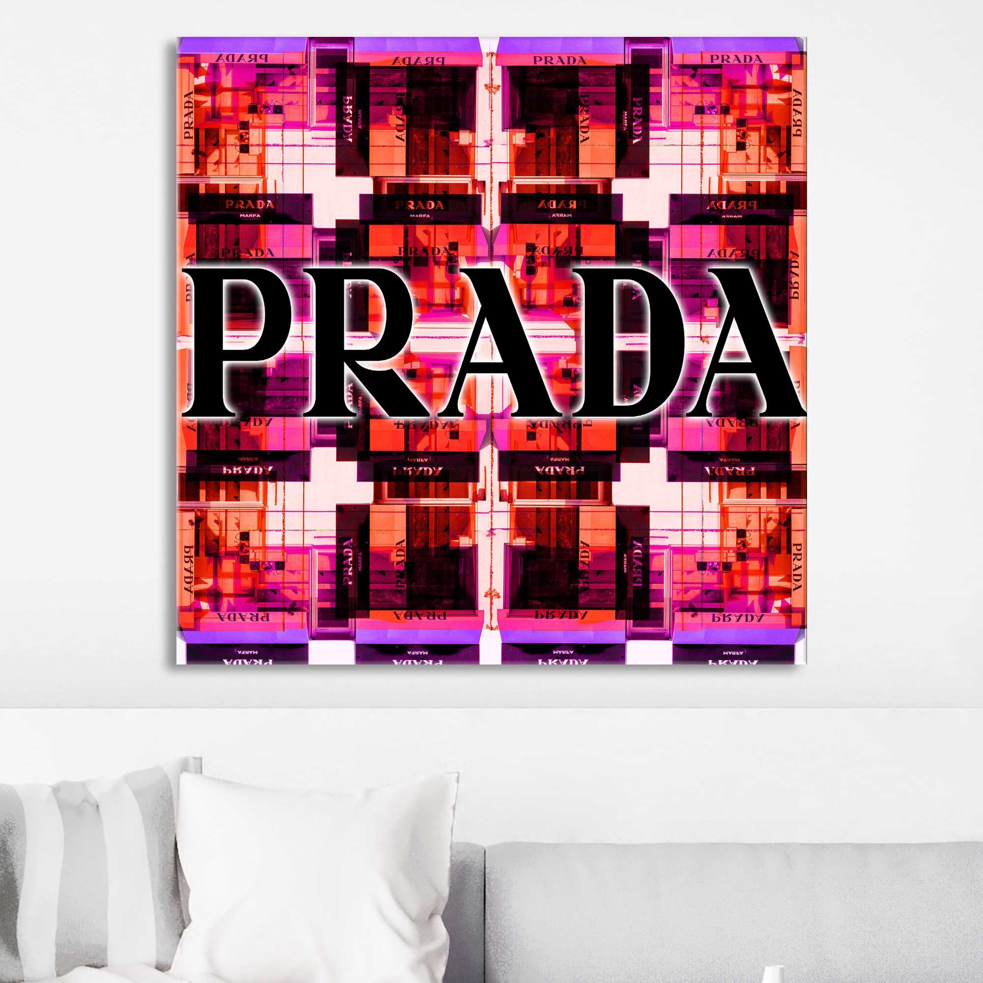 Prada canvas discount painting