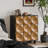 Retro Walnut Solid Wood Accent Cabinet