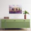 Camel caravane, coucher de soleil paisible, paysage abstrait abstrait, art mural-129707011