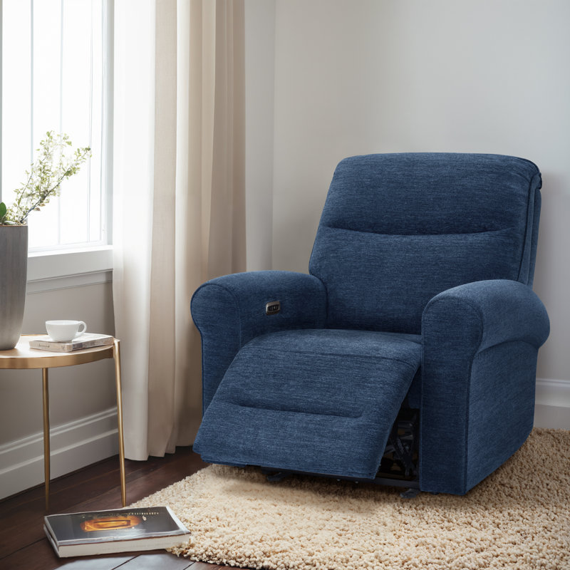 100.1cm Wide Wall Recliner Standard Recliner, Navy