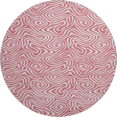 Premium Machine Washable Diskin AMF1030 Swirls Rug