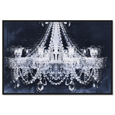 Dramatic Entrance " Dramatic Entrance Indigo " Graphic Art Print