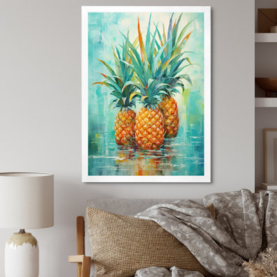 Oasis exotique sur toile