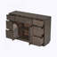 Armoire 2 portes et 7 tiroirs-1990627030