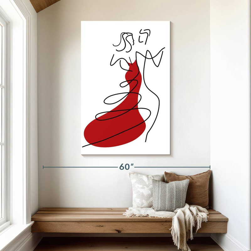 Danseurs de salon abstraits Enn, H 48 po x l 32 po