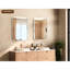 40 po. 32 po. Miroir de salle de bain pour chambre à coucher. Rectangle argenté avec coin arrondi. Réflexion HD, cadre en aluminium anticorrosion, sans soudure, installation en un rien de temps. Guide d'installation rapide en coin-854106079