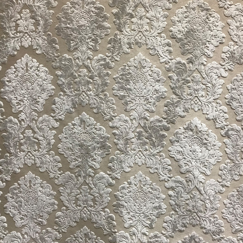 Traditional Damask | Valentino Fabric_VALENTINO, Silver