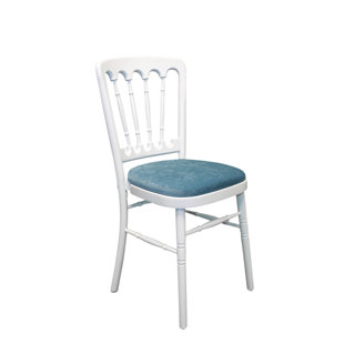 Arroyo 43cm H Polyester Blend Upholstered Slat Back Side Chair