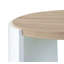Table basse en chêne et blanc Zoma