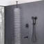 Système de douche circulaire à pression équilibrée à 3 fonctions avec valve brute-94485275