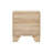 2 Drawers PB Nightstand In Natural Finish