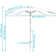 Delaplaine 9' Solid Octagon Market Umbrella with Push-Button Tilt