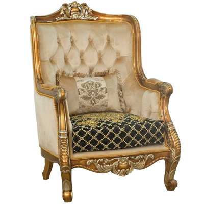 Luxor Tufted Wingback Chair