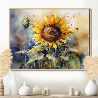 Yellow Sunflower Symphony I - Sunflower Wall Art