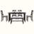 Double Pedestal Dining Set-1945541774-1945541775-1945541760