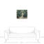 Impression sur toile abstraite bleue et verte-707914538