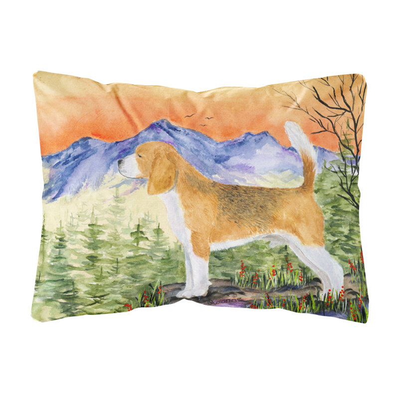 Beagle Rectangular Indoor/Outdoor Throw Pillow