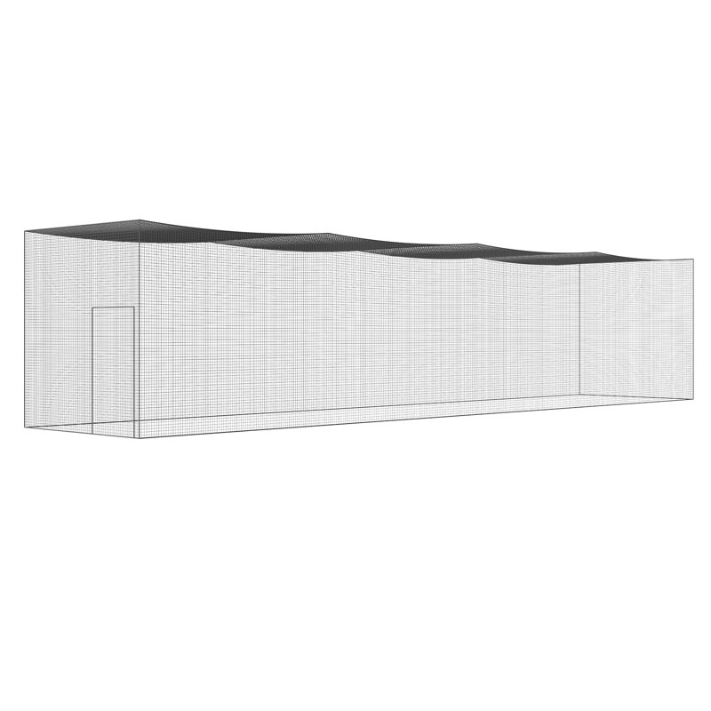 VEVOR Polyester Roundnet with Carrying Case, 144" H x 660" W x 144" D