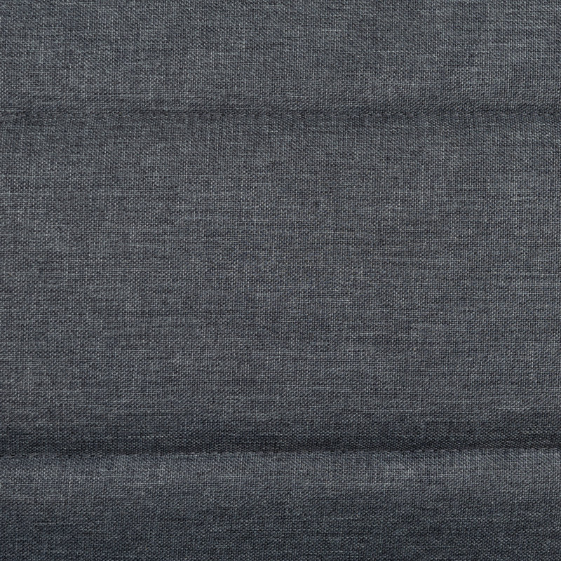 Serta Ivy 66.1" Click Clack Convertible Futon Sofa Bed, Channel Tufted, Woven Polyester, Charcoal Polyester