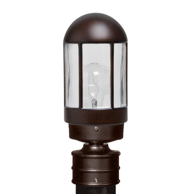 Tête de lanterne en verre soufflé câblé 1 lumière Donnie