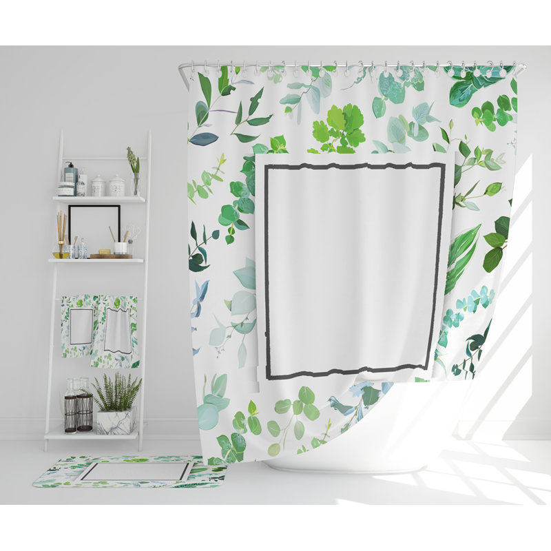 Nethmi Polyester Shower Curtain Set