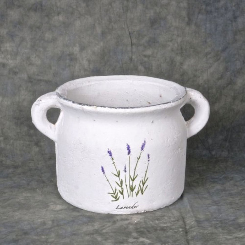 Mcadoo Ceramic Pot Planter, 7.1" H x 5.1" W x 6.9" D