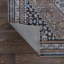 Dalyan Geometric Medallions Machine-Washable Brown/Blue/Grey Rug-208337735