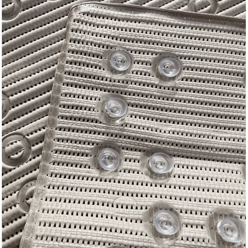Tapis de douche en mousse Acheson, Beige