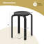 Ensemble de 4 tabourets empilables 18 po-1435949294