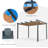 Aluminum Retractable Perla with Sun Shade Patio Gazebo with WeatherResistant Canopy-111667667-111667668