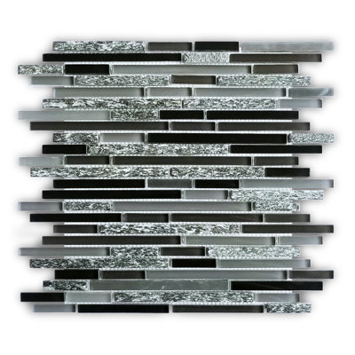 Denver 11.5 in. x 12 in. Linear Polished Stone Tile