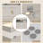 35.4" Wood Changing Table, 2 - Drawer Dresser , Chest Of Drawers With Open Storage