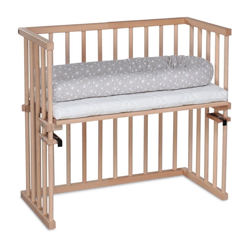 Babybay 5-in-1 Bedside Crib, Natural