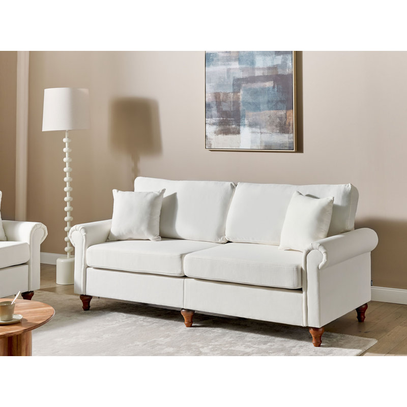 Aretzi 3 Seater Sofa, White
