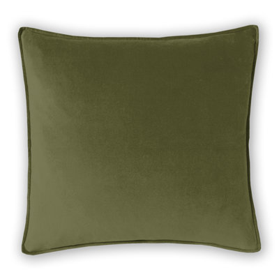 Alla Square Velvet Pillow Cover & Insert