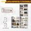 Système de garde-robe modulaire, conception polyvalente et personnalisable pour un rangement et une organisation efficaces-124865248