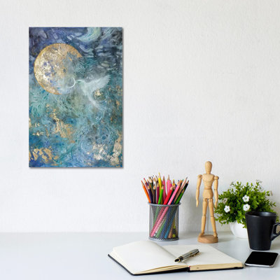 Slivers Of The Moon I by Stephanie Law - Wrapped Canvas Painting