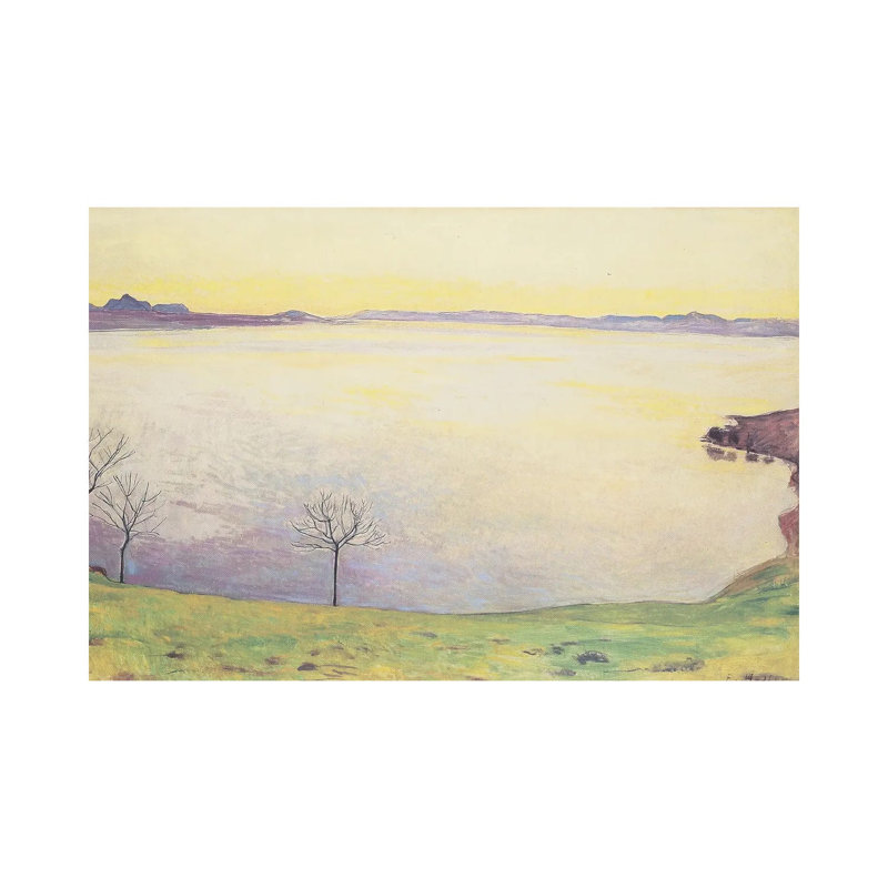 Lac Léman vu de Chexbres - 1911 - Reproduction d'art mural - Toile tendue, 40" x 26", Gallery Wrapped Canvas, Sans cadre