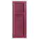 Straight Top Cottage-style Open Louvre Shutters Pair