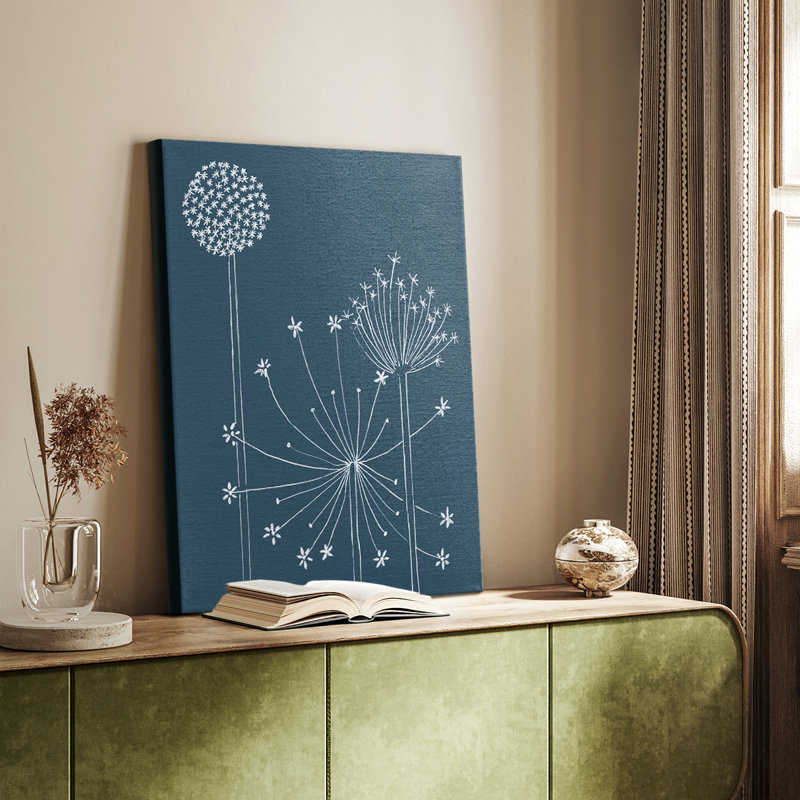 Graphic Alliums I - Gallery Cavas, H 18 po x l 12 po